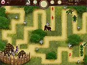Play Wizard Defense free online game, cast magic spells, defend against monsters, action-defense game