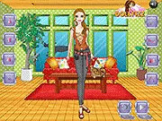 Madge Doll Dressup free online game, charming girl makeover, virtual doll accessories