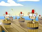Play Monkey Hunter free online shooting game, target monkeys for high score, arcade reflex challenge on PlayArcadeHub