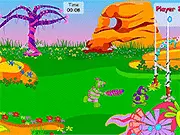 Fimbles Tickle Tackle online game, running with the ball to score, free kids sports game on PlayArcadeHub