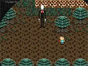 Slender Micro 16-bit pixel-art top-down horror game free online