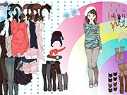 Pale Fashion Dressup free online style game drag and drop simple controls exclusive designs