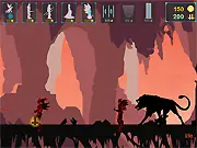 Condemnation game screenshot: Action-defense game where player defends a gate keeper from fantasy enemies online.