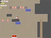Super Fat Boy game screenshot: Hardcore platformer where character climbs a booby-trapped chimney online.