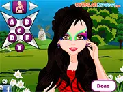 Fairy Sparkle Makeup free online dress up and makeover game featuring a Fairy in a magical shop