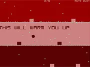 Space is Key Christmas free online arcade game screenshot, festive rhythm platformer, space bar jump challenge