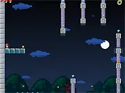 Skin & Bones Chapter 2 game screenshot, dual-state character killing enemies and collecting gems in a platformer