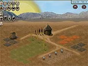3rd World Farmer game screenshot showing a farm and village infrastructure being managed under difficult conditions