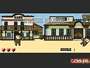 Wild Guns free online shooter game with two cowboys shooting at bandits in the wild west