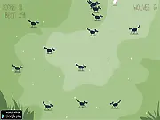 Pasture Panic game screenshot showing survival gameplay, play free online game