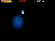 Submazeness free online submarine game screenshot showing a sub navigating a dark maze with sonar pulses highlighting the walls and a mine