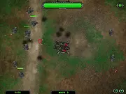 War Tower game screen featuring a bunker defense mechanism fighting enemy waves on a green field. Play War Tower free online on PlayArcadeHub.