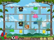 Play Troublemaker free online arcade game as a squirrel on a clothesline, causing clothes to fall down.