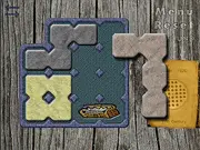 Screenshot of Dig It Puzzle logic game, showing scrambled tiles that need to be flipped and rotated to reveal a treasure box