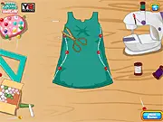 Old Dress Makeover free online game, play fashion design game, re-fashion old clothes online