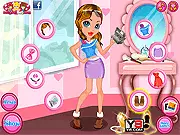 I'm a Fashion Bomb free online dress-up game screenshot featuring a stylish character wearing a trendy dress and accessorized with jewelry