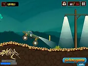 Monster Best Ride free online racing game featuring a monster car on an obstacle course