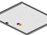 Play iso Snake online free isometric arcade game, guiding a snake with a challenging 3D perspective at PlayArcadeHub