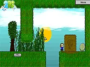 Love's First Week free online game screenshot, 2 player cooperative puzzle, pixel art platformer with romantic theme