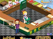 Play Snack Shop free online time management and cooking game on PlayArcadeHub - Serve customers and make sandwiches