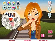 Finger Stash Dressup free online fashion game, quirky mustache-themed dress up, play fun accessories game
