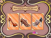Hair Quiz! game screenshot featuring a character with a vibrant, creatively styled hairstyle and a selection of styling tools