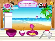 Pistachio Ice Cream free online cooking game, learn to make a delicious dessert recipe step-by-step