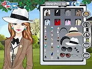 Gentleman Style Makeup and dress up game screenshot, free online androgynous fashion game