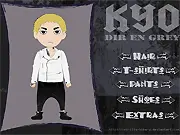 Kyo Dir en Grey Dress Up free online Visual Kei fashion game