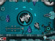 Spaceship Parking Frenzy game screenshot showing a futuristic space car preparing to dock in a zero-gravity parking zone
