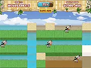 Play Flooded Village Holland free online, physics puzzle game, dig rivers and flip switches to guide water