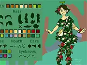 Play Plant Girl Dress Up free online game, style fantasy girl, nature-themed fashion game