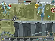Runner Bot game screenshot, fast-paced infinite robot runner game online free