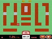 Dirt Tanks classic tank shooting game screenshot, free online arcade maze game