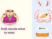 Help Itzik Decide free online dress up game screenshot, male fashion styling, helping a cheerful guy choose clothes