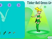 Tinker Bell Dress Up free online game, style the fairy, play fashion and makeover game on PlayArcadeHub