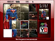 Play Superman Image Slide Puzzle free online tile-sliding game with 10 Superman pictures on PlayArcadeHub.net.