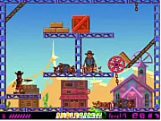 Play Let The Bullets Fly 4 free online game, a western cowboy shooter arcade game on PlayArcadeHub.net.