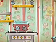 Rats Invasion 2 strategy puzzle game screenshot showing rats in a house room with various traps and bombs placed