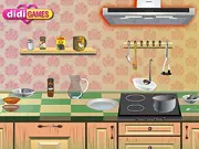 Bumblebee Soup cooking game, virtual kitchen, chef preparing food, follow recipe free online game on PlayArcadeHub
