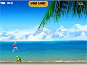 One Piece character running and jumping over obstacles in a colorful endless runner game scene, One Piece Running