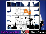 Hello Kitty Halloween Spin Puzzle game free online rotating tiles challenge for kids