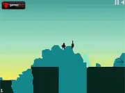 2D character running and jumping over obstacles, Prophet free online challenging platformer game, collect stars