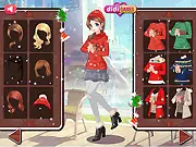 Play My Sweet Girl Dress-Up free online game, help Mia choose a cute and stylish outfit, including a hat, for her ice skating day.
