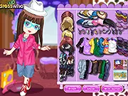 Boyfriend Clothes free online dress up game screenshot - model wearing boy style outfit