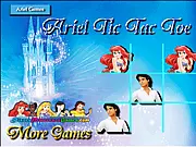 Ariel Tic Tac Toe free online game, Princess Ariel classic board game, play with friend or computer, free Tic Tac Toe game