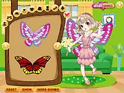 Butterfly Wings dress up game free online. Help Betty choose the perfect butterfly costume and accessories.