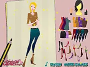 Sophisticated Suzy dress up game online free, stylish fashion game for girls