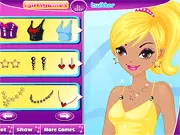 Screenshot of the free online game Makeup Challenge showing a side-by-side comparison of the target makeup look and the player's attempt