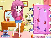 Play Little Fashion Artist online, free dress up game, style the artist girl, fashion design game